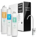 Ecosoft CROSS90 - Filtre à eau par osmose inverse à flux direct. Eau fraîche et pure sur demande.